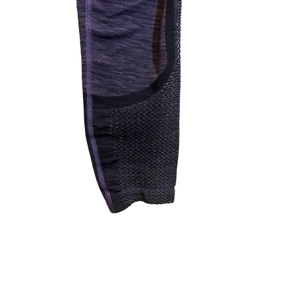 Gap‎ Fit Purple and Black Capri Leggings with Netting Detail Size M - Picture 7 of 8